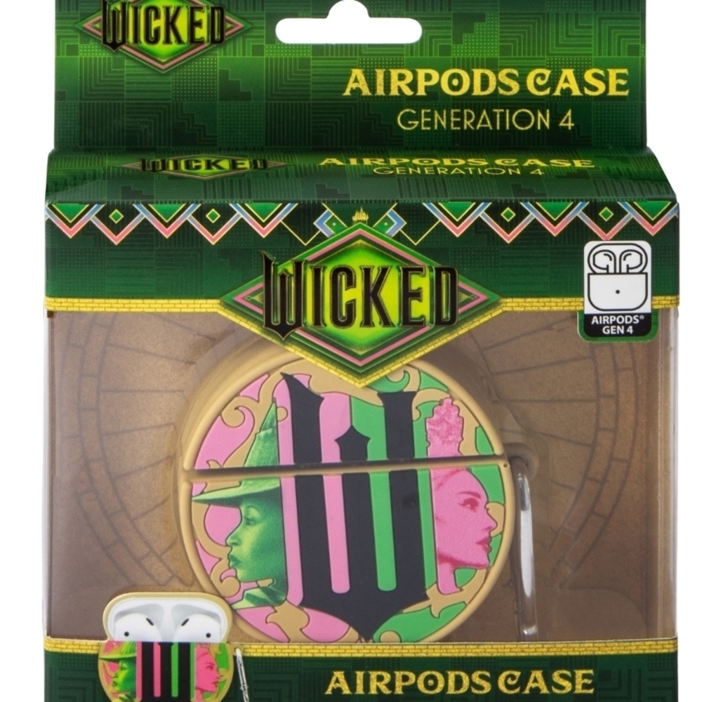 Wicked AirPods Case Generation 4 - Gold and Pink